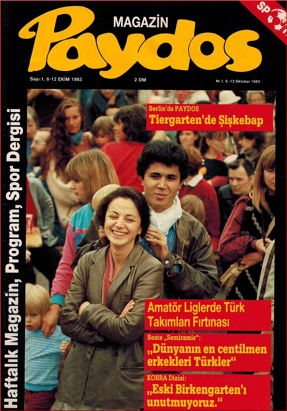 Arşiv / Paydos Magazin'in 1983 sayıları (1. Sayı)